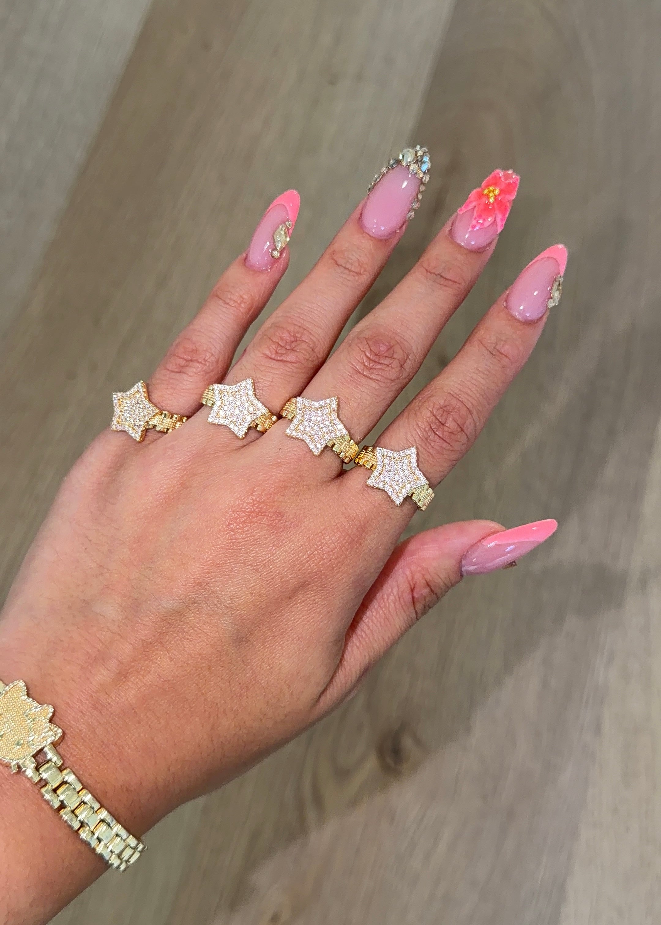 STAR ROLLIE RING