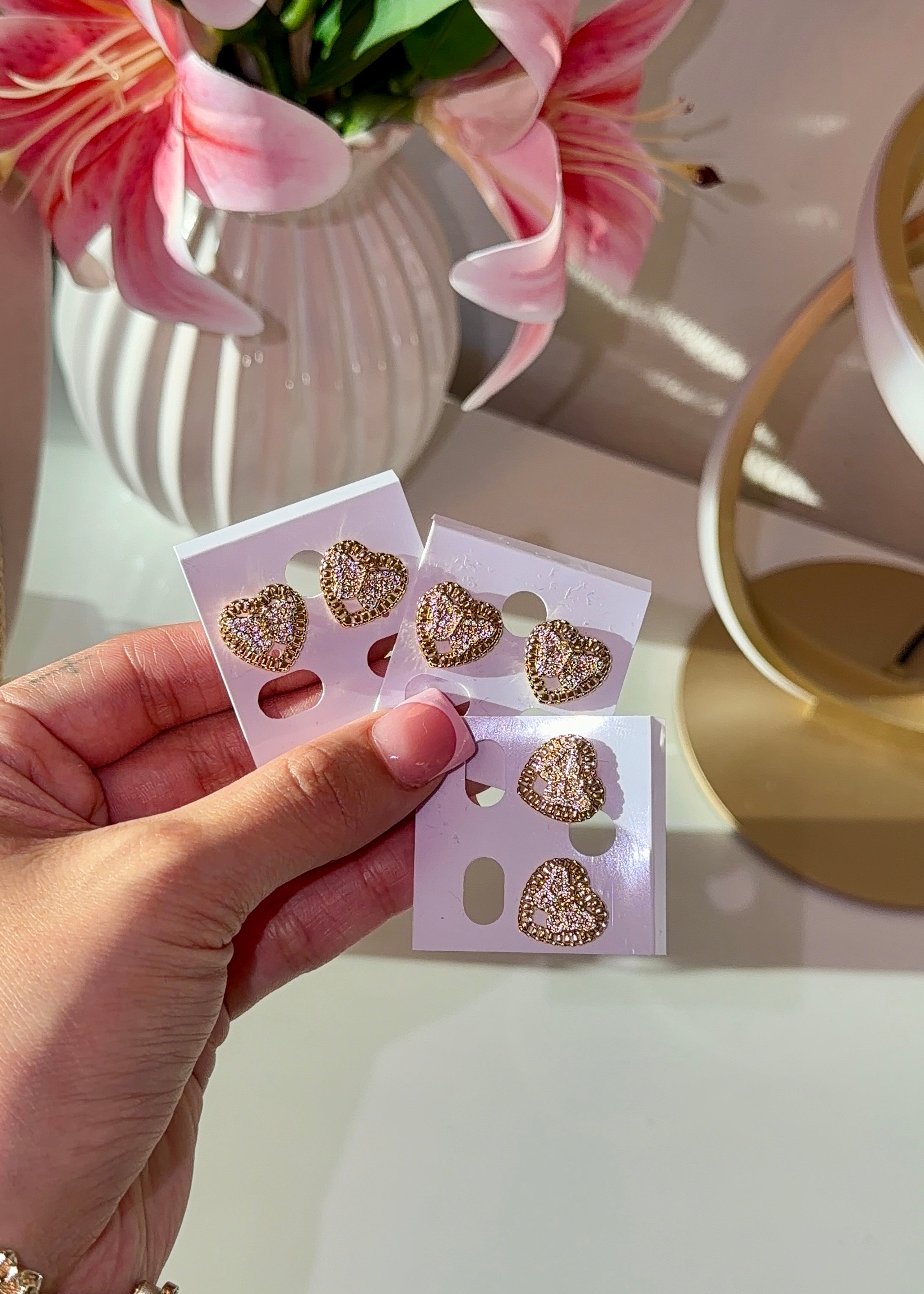 BUTTERFLY ROLLIE STUDS
