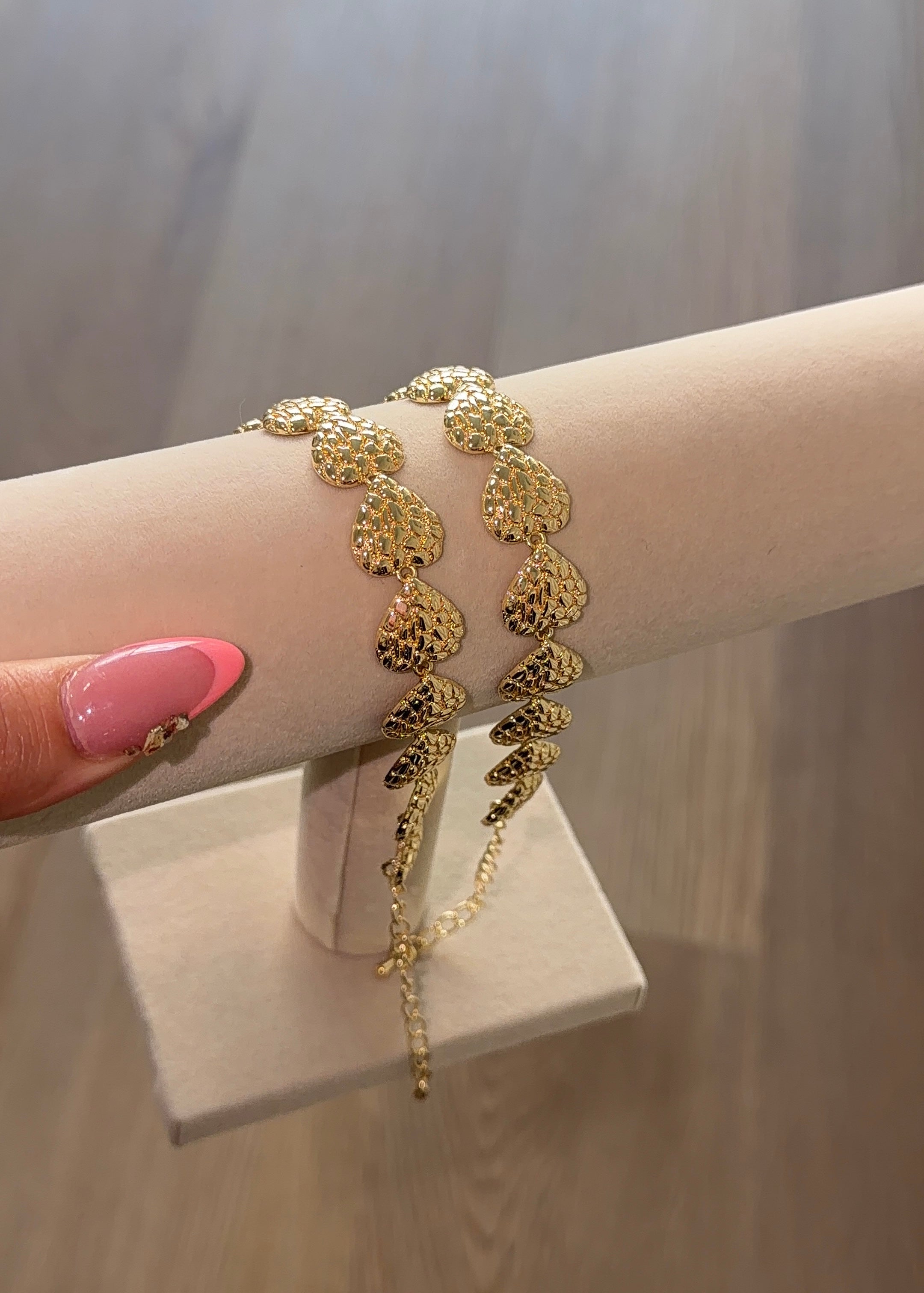 NUGGET HEART BRACELET