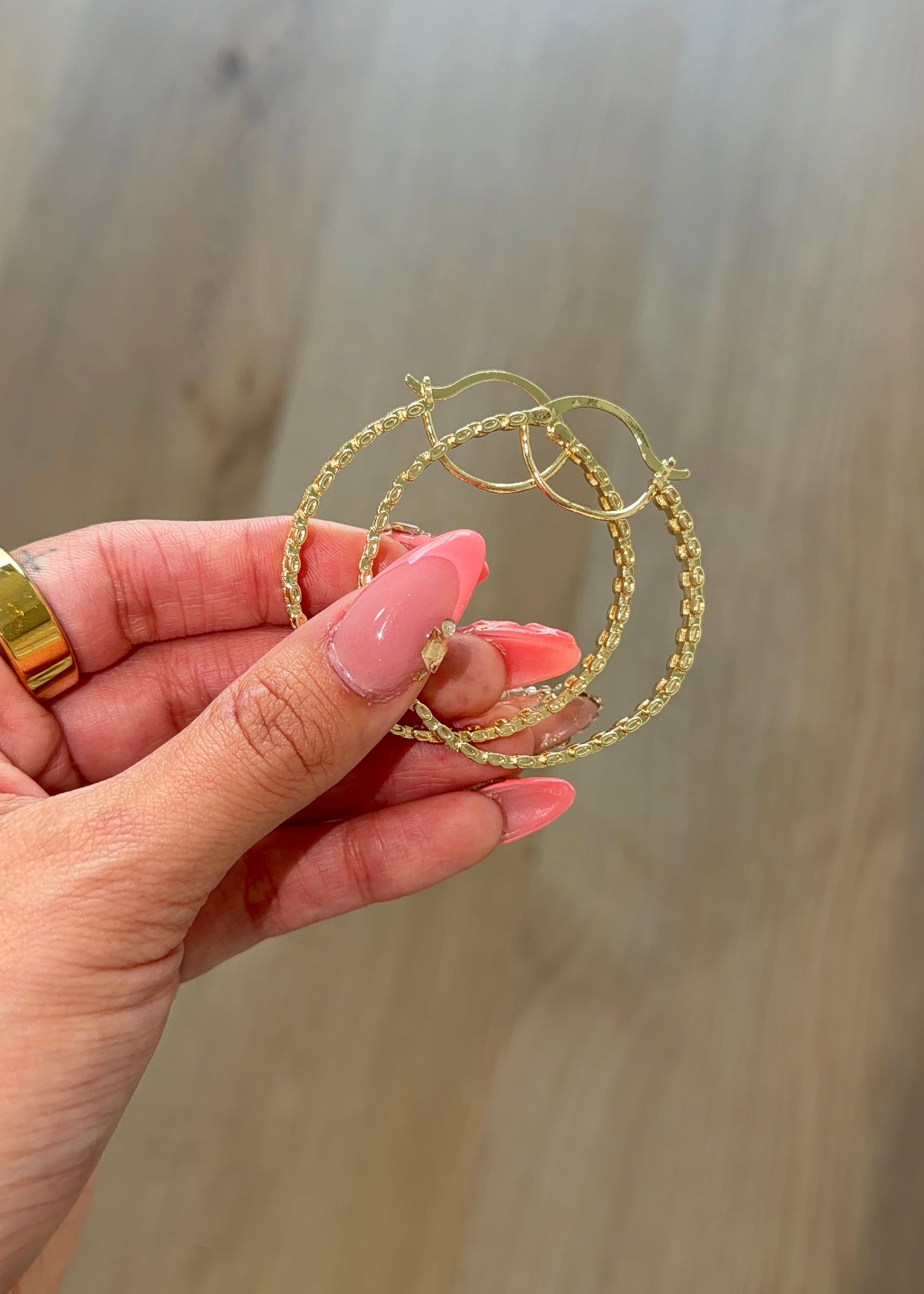 CIRCLE ROLLIE HOOPS
