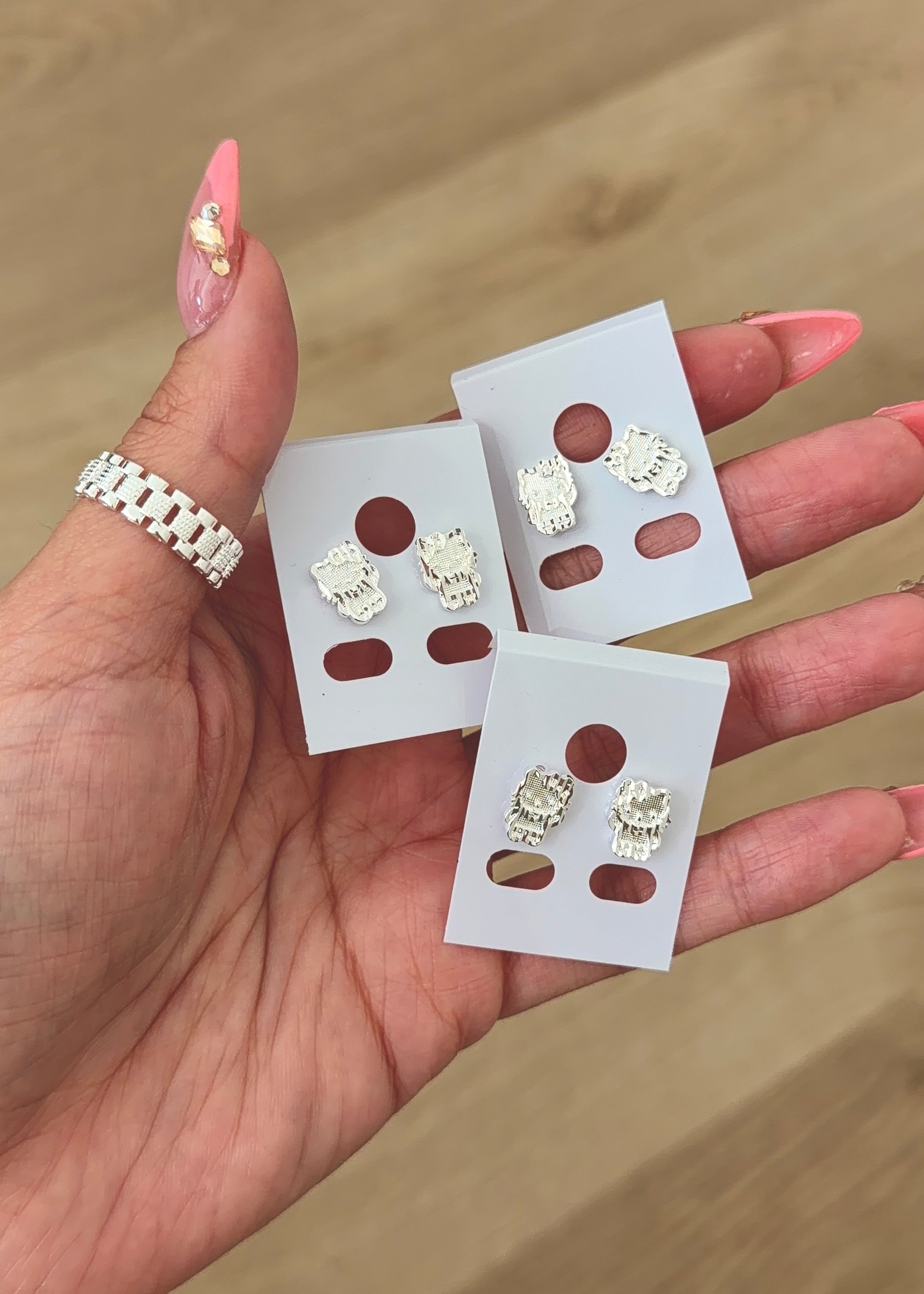 ICON BODY STUDS *SILVER*