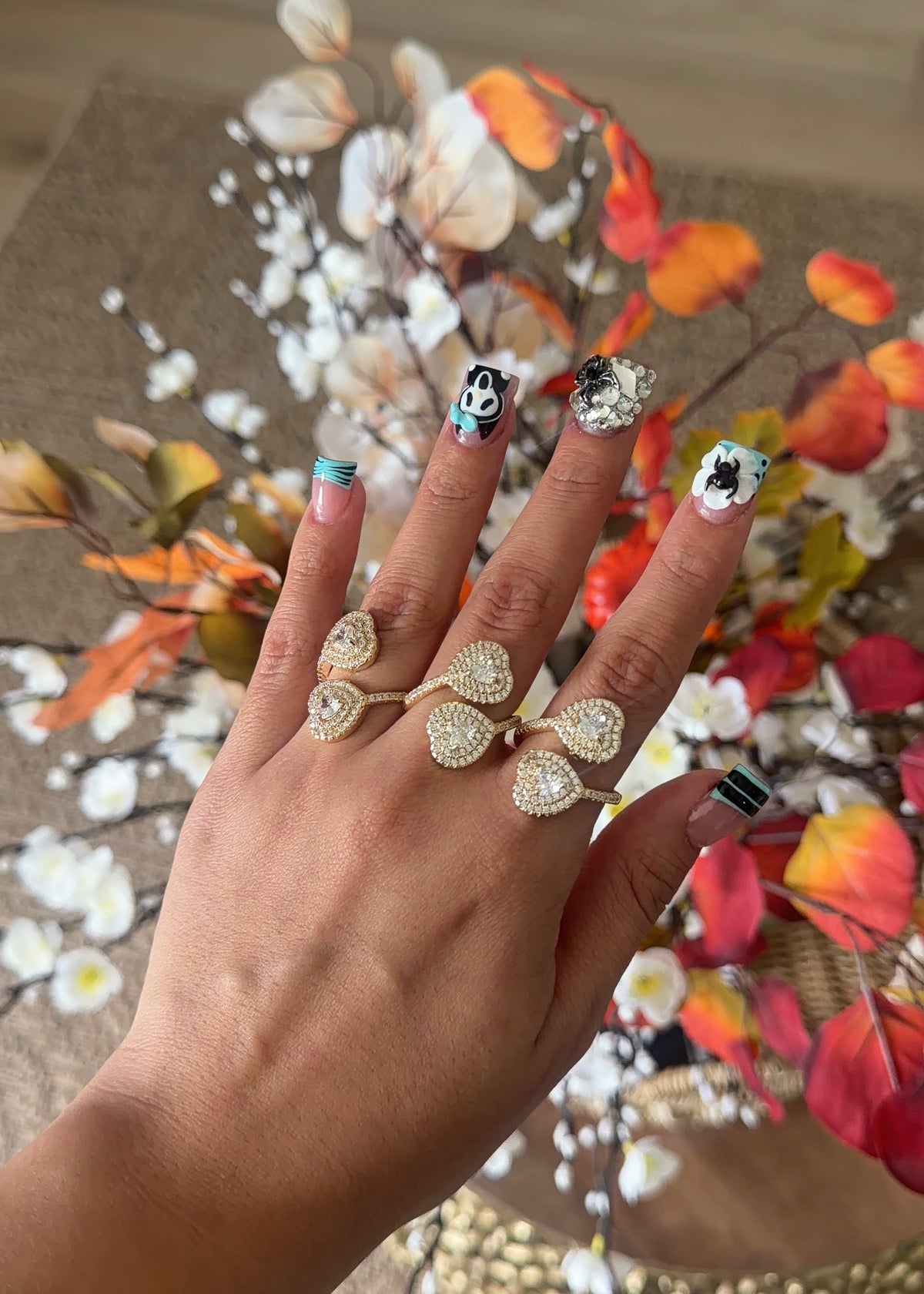 2 HRT BLINGY RING