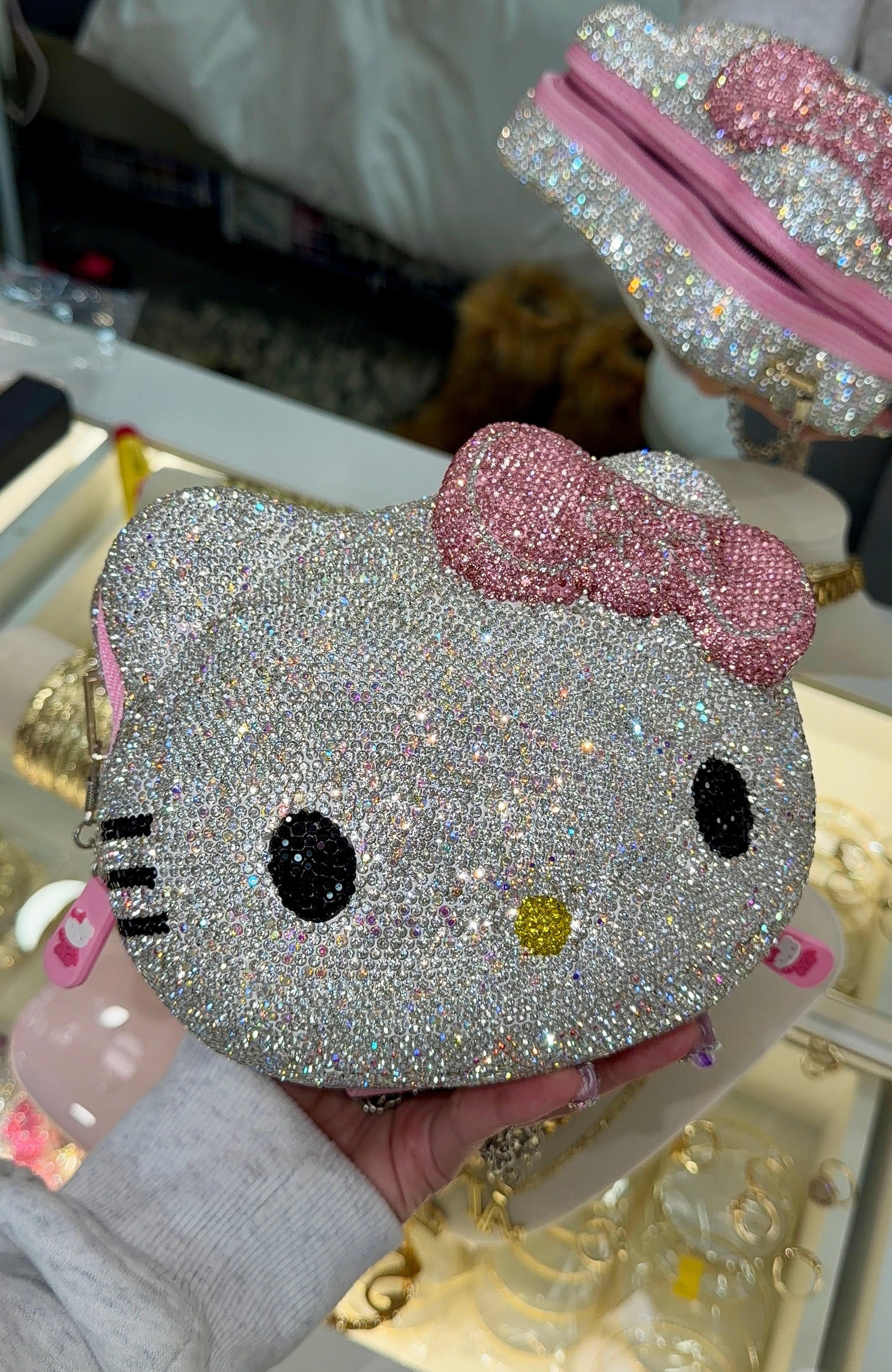 KITTY DMND CLUTCH