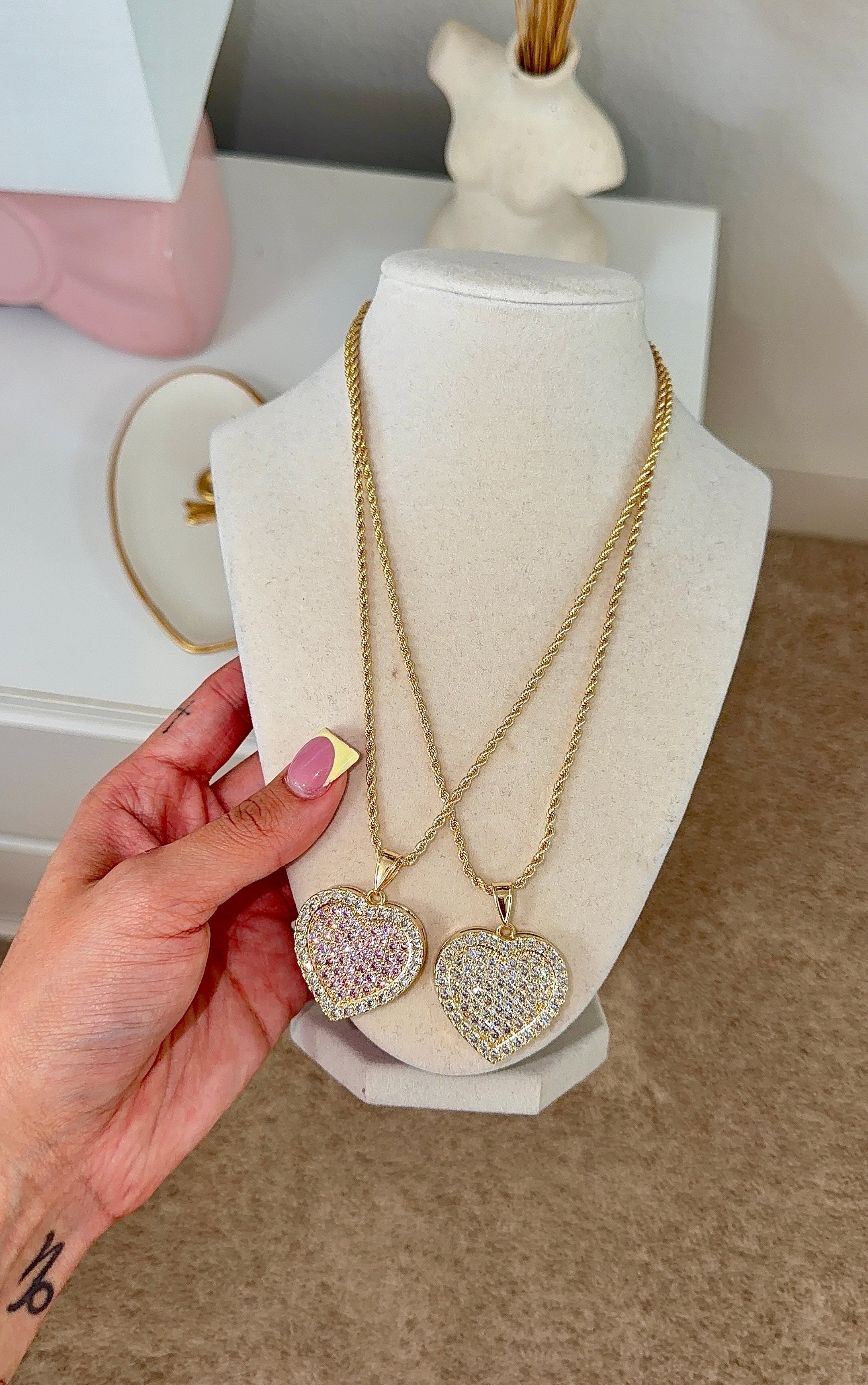 HRT BLING NECKLACE